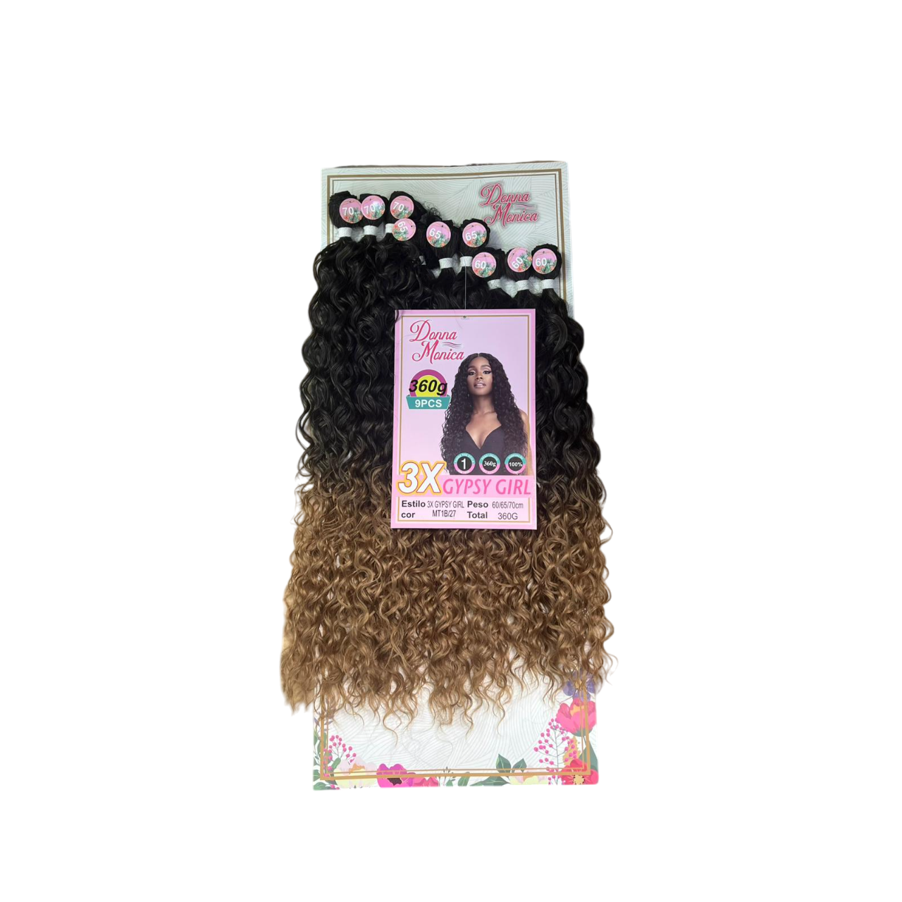 D.M 3X GYPSY GIRL BIO FIBRA 60/65/70CM MT1B/27